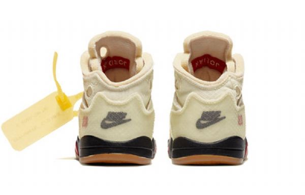 Nike Off-white X Air Jordan 5 Retro Sp Td Sko Barn Khaki