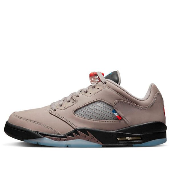Nike Paris Saint-germain X Air Jordan 5 Retro Low Tops Basketball Shoes Herre Brune