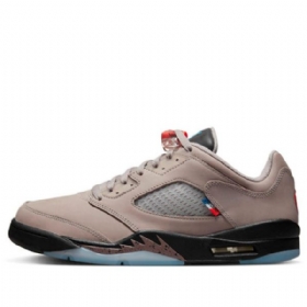 Nike Paris Saint-germain X Air Jordan 5 Retro Low Tops Basketball Shoes Herre Brune