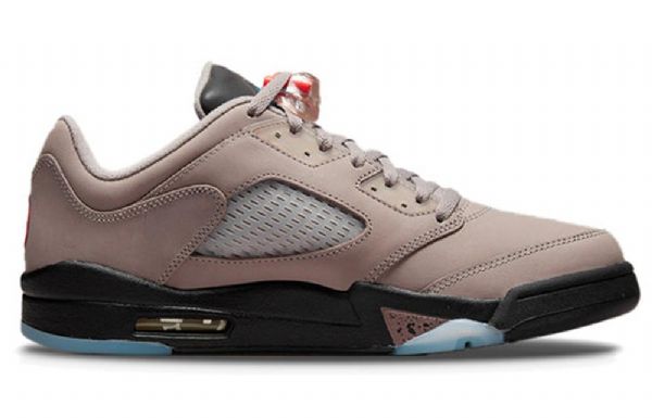 Nike Paris Saint-germain X Air Jordan 5 Retro Low Tops Basketball Shoes Herre Brune
