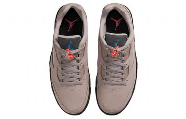 Nike Paris Saint-germain X Air Jordan 5 Retro Low Tops Basketball Shoes Herre Brune