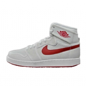 Nike Air Jordan 1 Ko Og Sko Herre Grå Rød