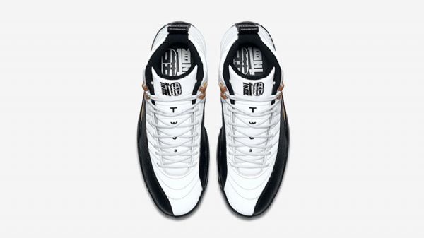 Nike Air Jordan 12 Chinese New Year Sko Herre Hvite Svarte