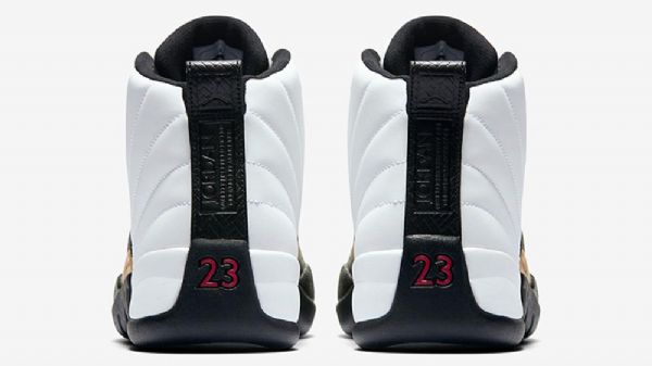 Nike Air Jordan 12 Chinese New Year Sko Herre Hvite Svarte