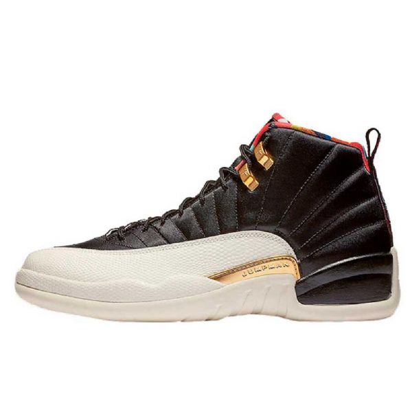 Nike Air Jordan 12 Chinese New Year Sko Herre Svarte