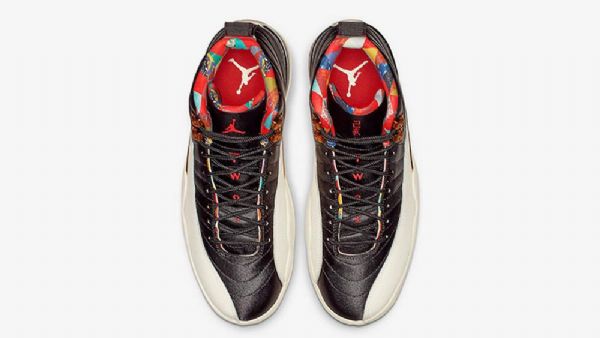 Nike Air Jordan 12 Chinese New Year Sko Herre Svarte