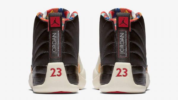 Nike Air Jordan 12 Chinese New Year Sko Herre Svarte