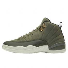 Nike Air Jordan 12 Chris Paul Class Of 2003 Sko Herre Olivengrønne