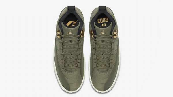Nike Air Jordan 12 Chris Paul Class Of 2003 Sko Herre Olivengrønne