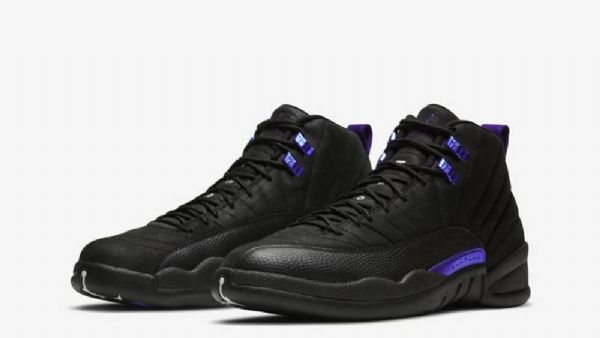 Nike Air Jordan 12 Concord Sko Herre Svarte