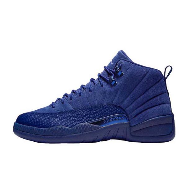 Nike Air Jordan 12 Deep Premium Sko Herre Blå