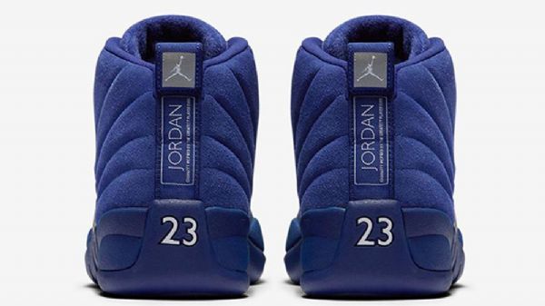 Nike Air Jordan 12 Deep Premium Sko Herre Blå