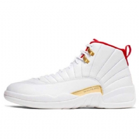 Nike Air Jordan 12 Fiba Sko Herre Hvite