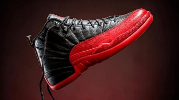 Nike Air Jordan 12 Flu Game Sko Herre Marineblå Rød