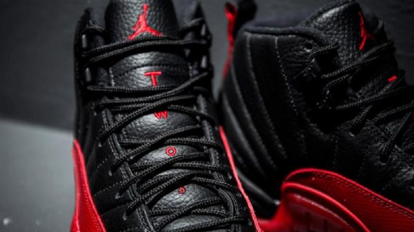 Nike Air Jordan 12 Flu Game Sko Herre Marineblå Rød