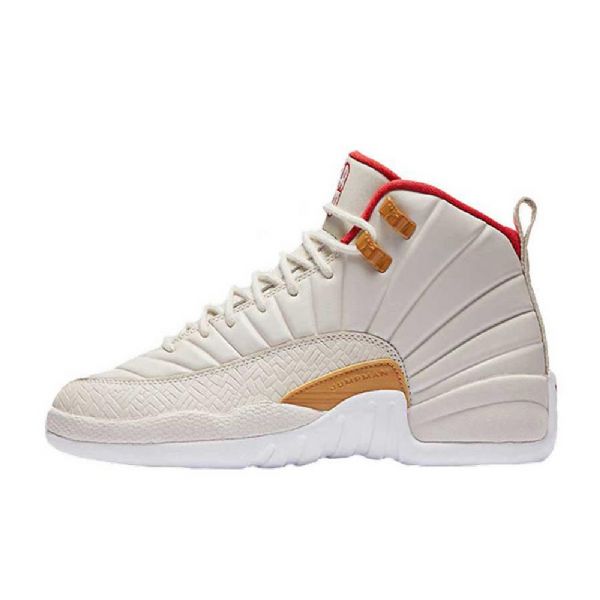 Nike Air Jordan 12 Gg Chinese New Year Sko Herre Hvite