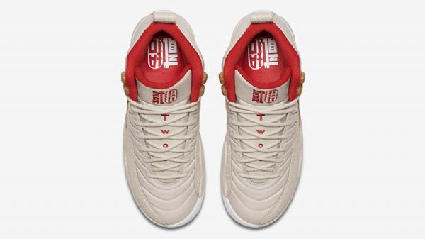 Nike Air Jordan 12 Gg Chinese New Year Sko Herre Hvite