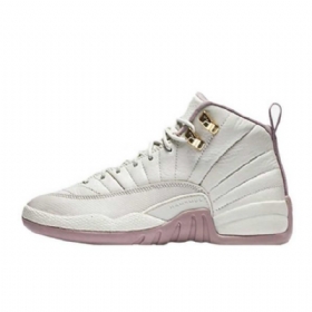 Nike Air Jordan 12 Gg Plum Fog Heiress Sko Herre Khaki