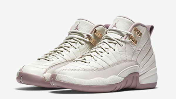 Nike Air Jordan 12 Gg Plum Fog Heiress Sko Herre Khaki