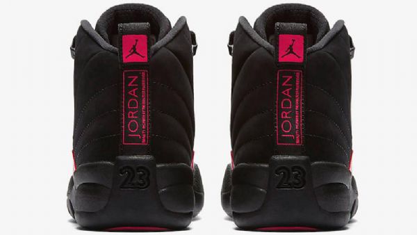 Nike Air Jordan 12 Gs Rush Sko Herre Svarte Rosa