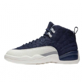 Nike Air Jordan 12 International Flight Sko Herre Marineblå