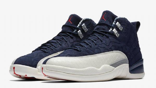 Nike Air Jordan 12 International Flight Sko Herre Marineblå