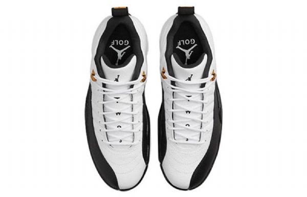 Nike Air Jordan 12 Low Tops Golf Retro Basketball Shoes Herre Hvite Svarte