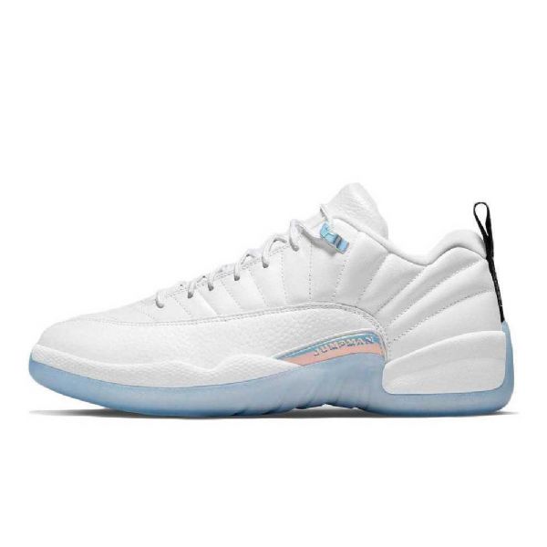 Nike Air Jordan 12 Low Tops Lagoon Pulse Sko Herre Hvite