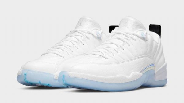 Nike Air Jordan 12 Low Tops Lagoon Pulse Sko Herre Hvite