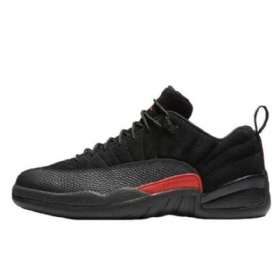Nike Air Jordan 12 Low Tops Max Sko Herre Svarte Oransje
