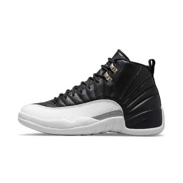 Nike Air Jordan 12 Low Tops Playoffs 2022 Sko Herre Hvite Svarte