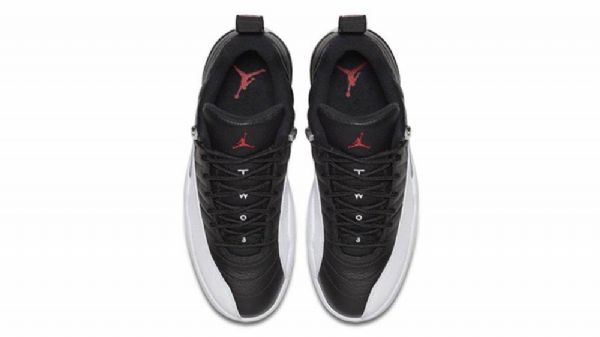 Nike Air Jordan 12 Low Tops Playoffs Sko Herre Svarte Hvite