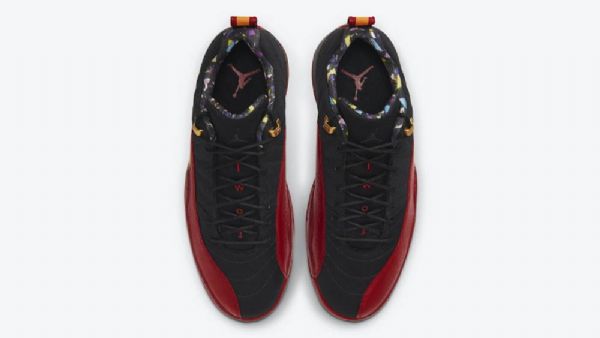 Nike Air Jordan 12 Low Tops Se Super Bowl Sko Herre Svarte Rød