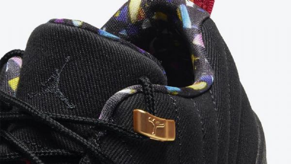 Nike Air Jordan 12 Low Tops Se Super Bowl Sko Herre Svarte Rød