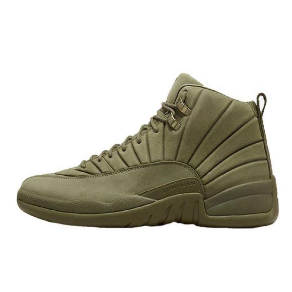 Nike Air Jordan 12 Psny Milan Sko Herre Armygreen