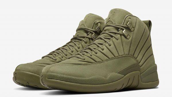 Nike Air Jordan 12 Psny Milan Sko Herre Armygreen