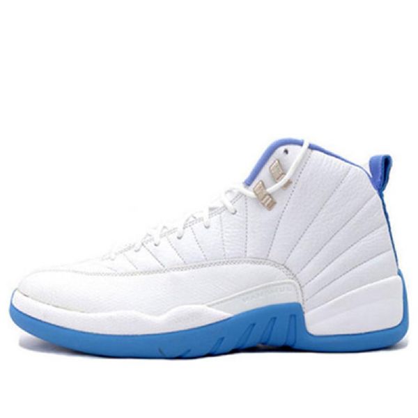 Nike Air Jordan 12 Retro Basketball Shoes Dame Blå Hvite