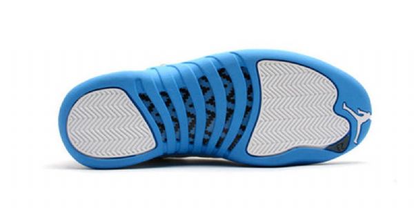 Nike Air Jordan 12 Retro Basketball Shoes Dame Blå Hvite