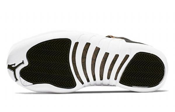 Nike Air Jordan 12 Retro Basketball Shoes Dame Svarte
