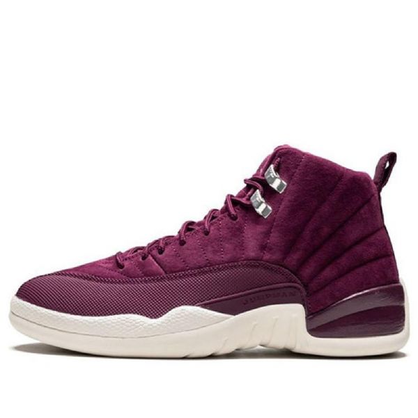 Nike Air Jordan 12 Retro Basketball Shoes Herre Burgunder
