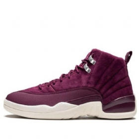 Nike Air Jordan 12 Retro Basketball Shoes Herre Burgunder