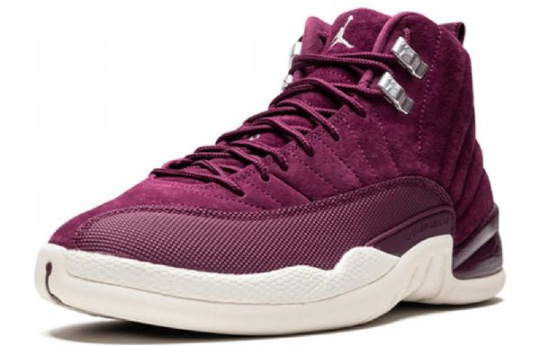 Nike Air Jordan 12 Retro Basketball Shoes Herre Burgunder