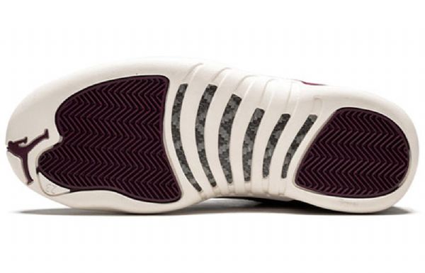 Nike Air Jordan 12 Retro Basketball Shoes Herre Burgunder
