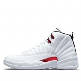 Nike Air Jordan 12 Retro Basketball Shoes Herre Hvite