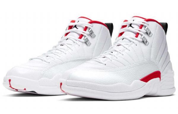 Nike Air Jordan 12 Retro Basketball Shoes Herre Hvite
