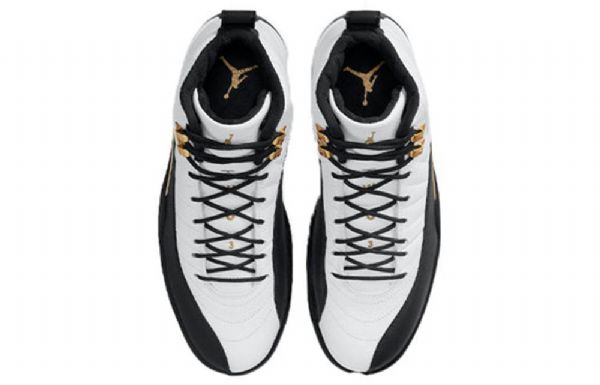 Nike Air Jordan 12 Retro Basketball Shoes Herre Hvite Svarte
