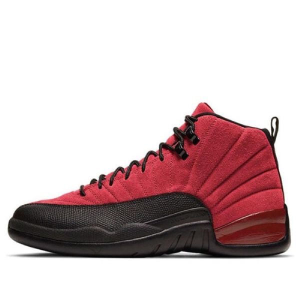 Nike Air Jordan 12 Retro Basketball Shoes Herre Rød Svarte