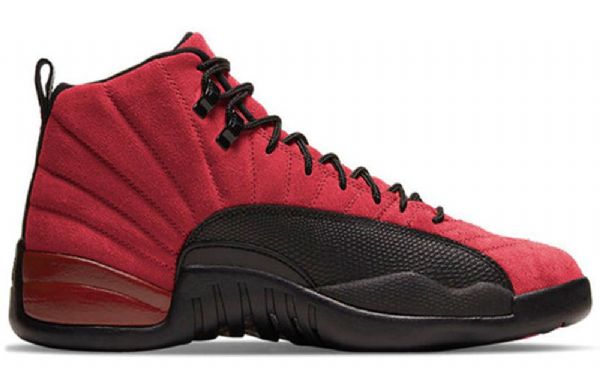 Nike Air Jordan 12 Retro Basketball Shoes Herre Rød Svarte