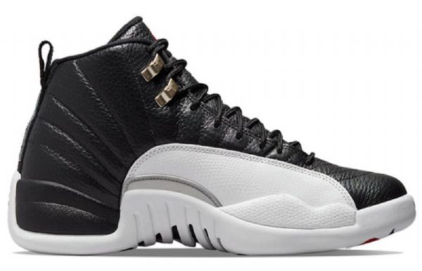 Nike Air Jordan 12 Retro Basketball Shoes Herre Svarte Grå