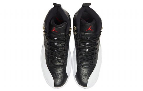 Nike Air Jordan 12 Retro Basketball Shoes Herre Svarte Grå